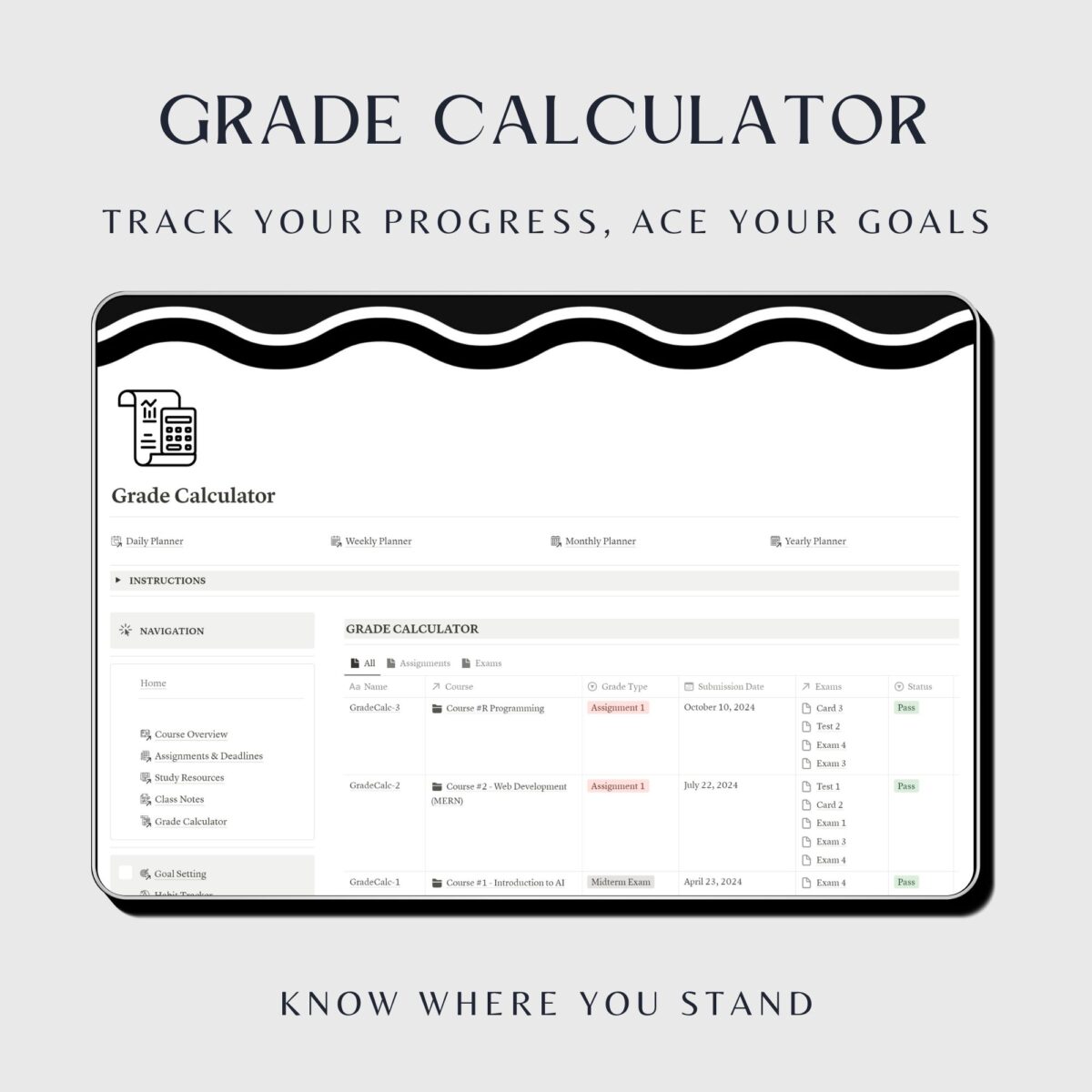 College Student Planner