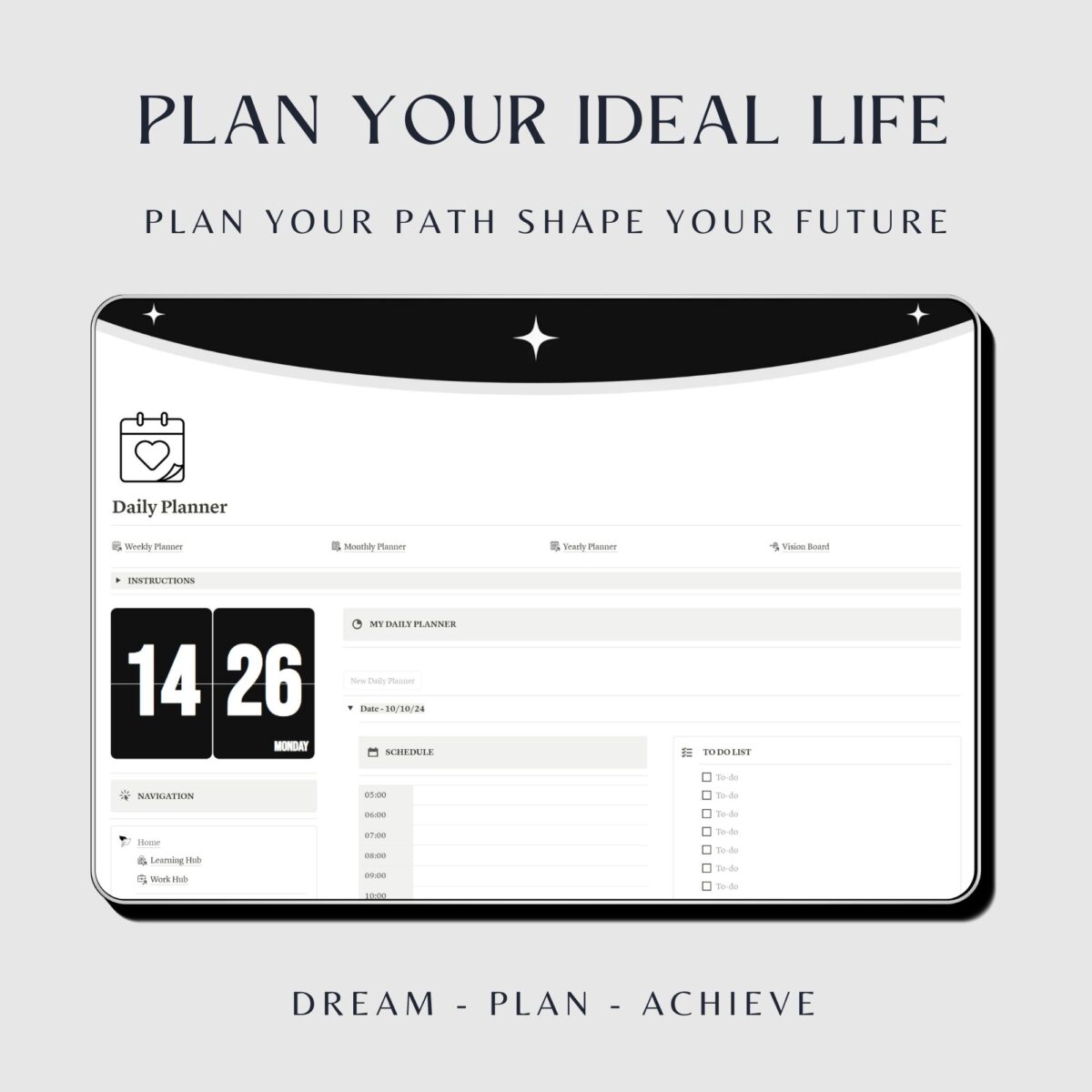 Notion life planner