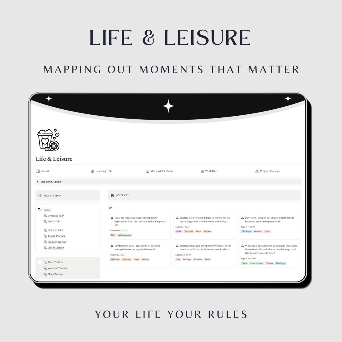 Notion life planner