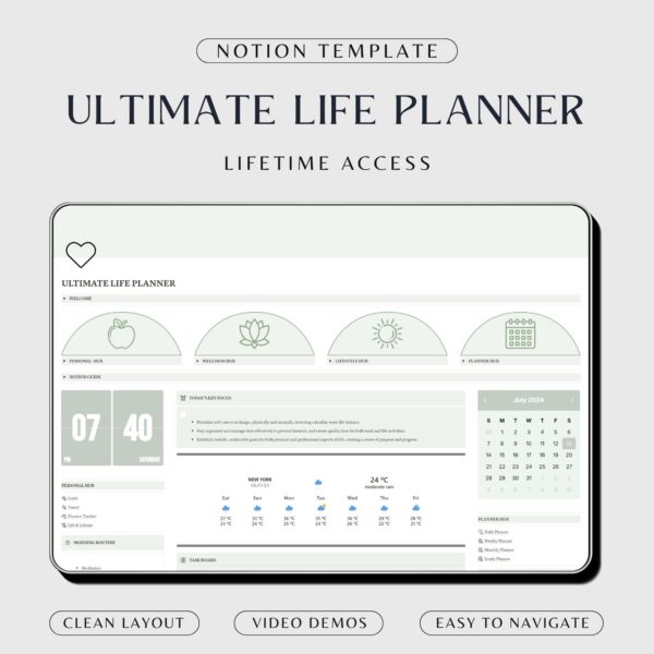 Notion Ultimate Life Management System