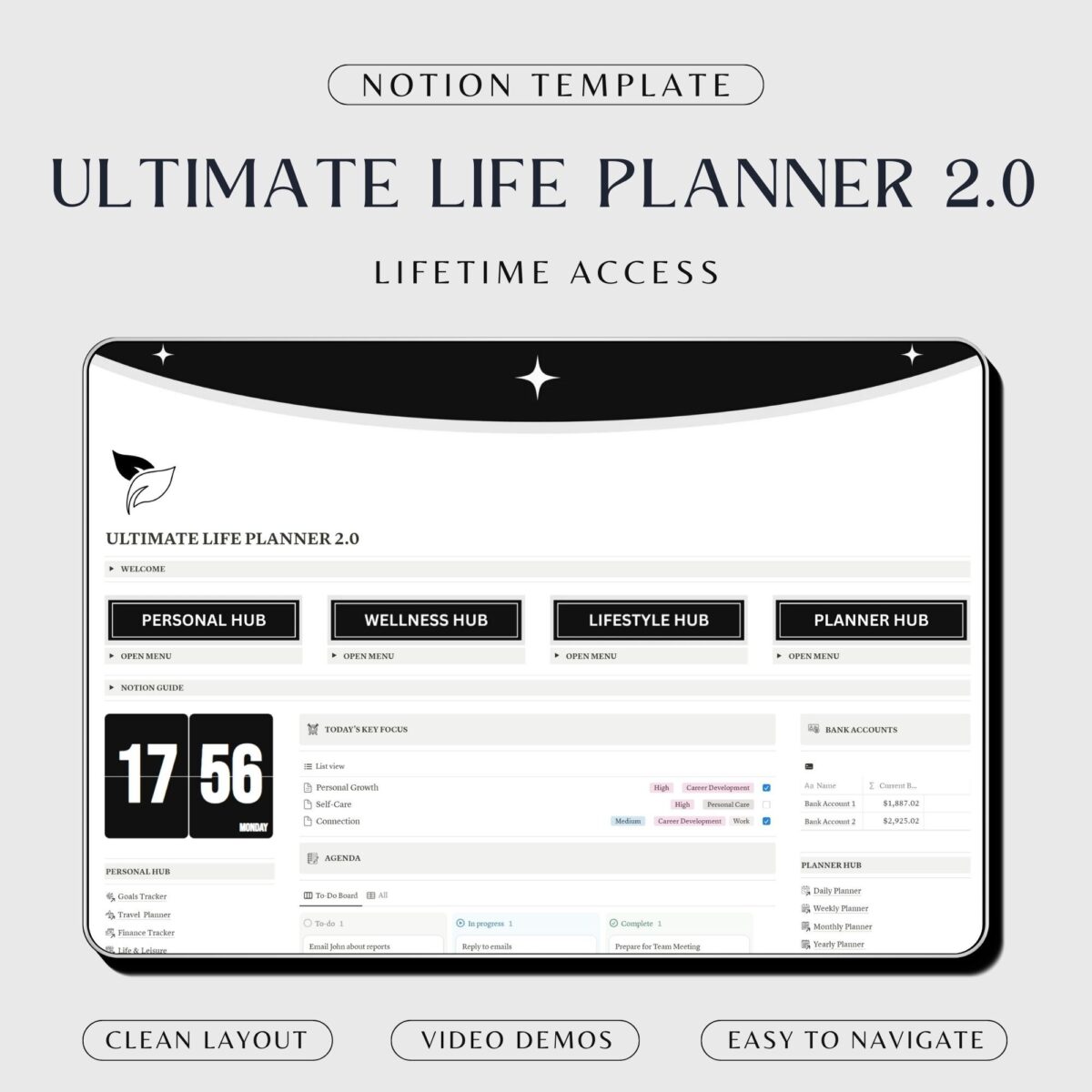 Notion life planner