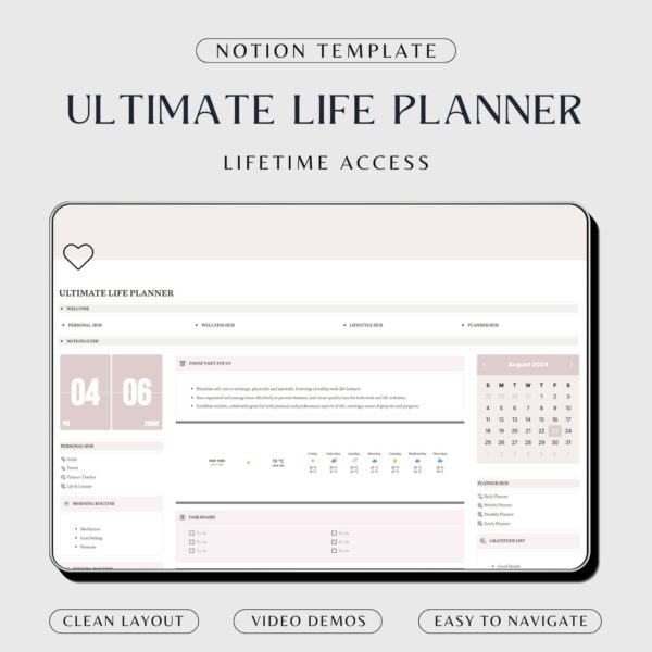 Notion Life Planner