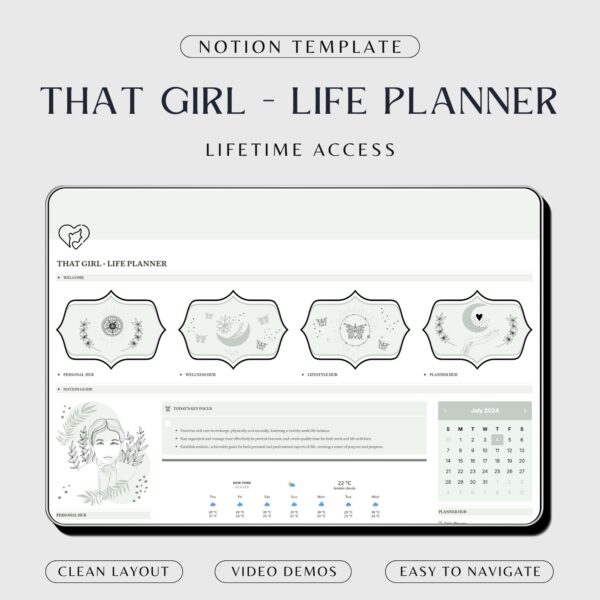 That Girl Notion Template