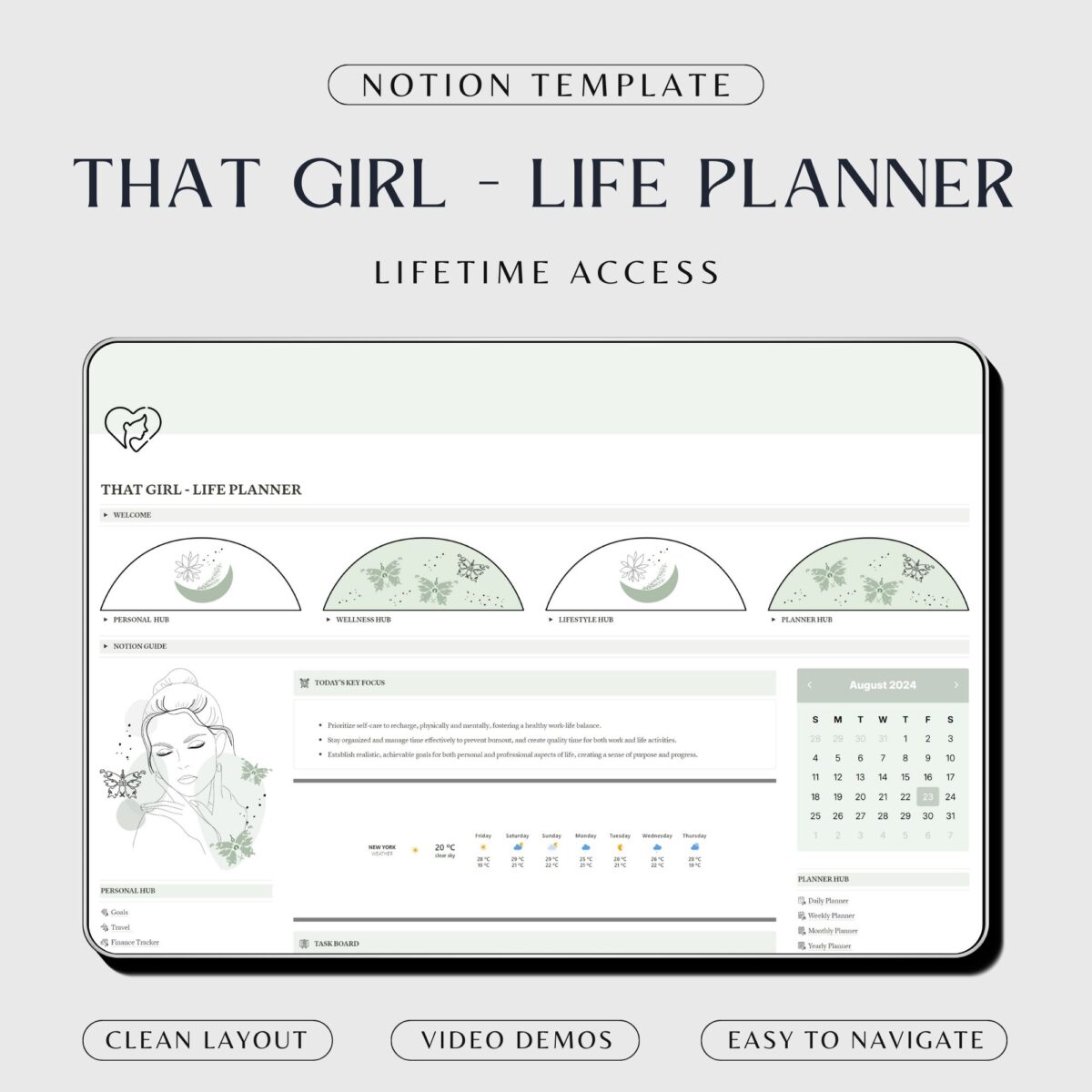 That Girl Planner Notion