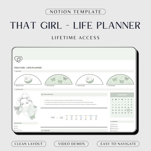 That Girl Planner Notion