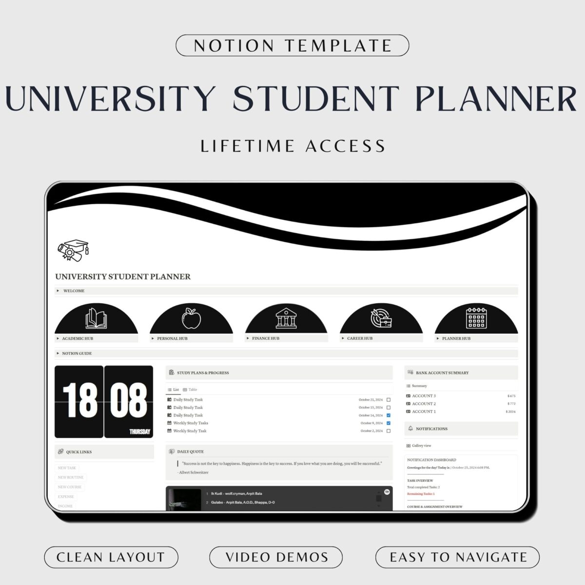 Notion University Template