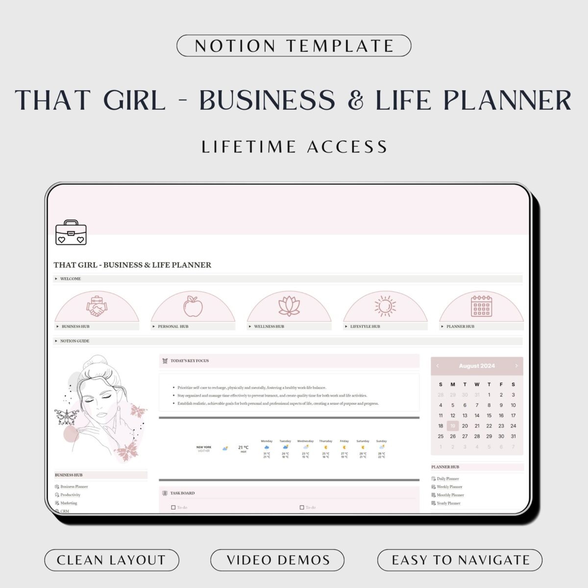 Notion Life And Business Planner Template