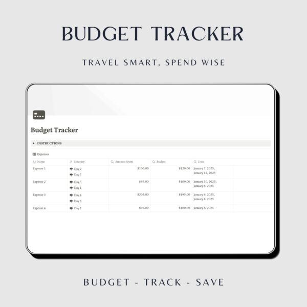 Notion Travel Planner